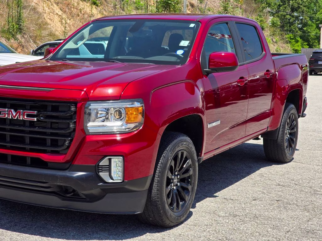 2021 Cayenne Red Tintcoat GMC Canyon Elevation 4X4 Truck