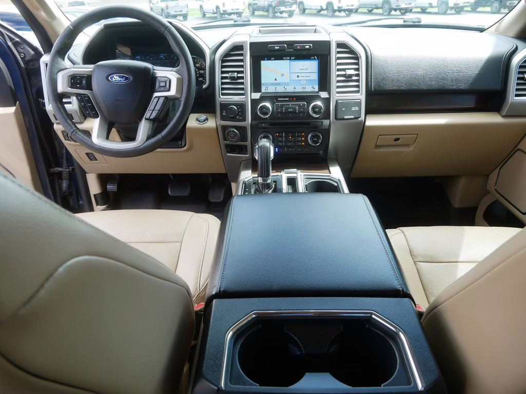 2016 Blue Jeans Metallic Ford F-150 Lariat 4X4 Truck