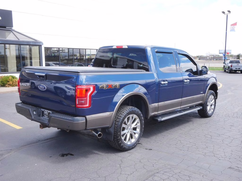 2016 Blue Jeans Metallic Ford F-150 Lariat 4X4 Truck