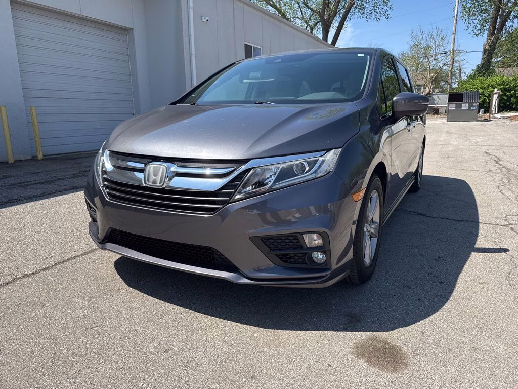 2018 Modern Steel Metallic Honda Odyssey EX-L FWD Van