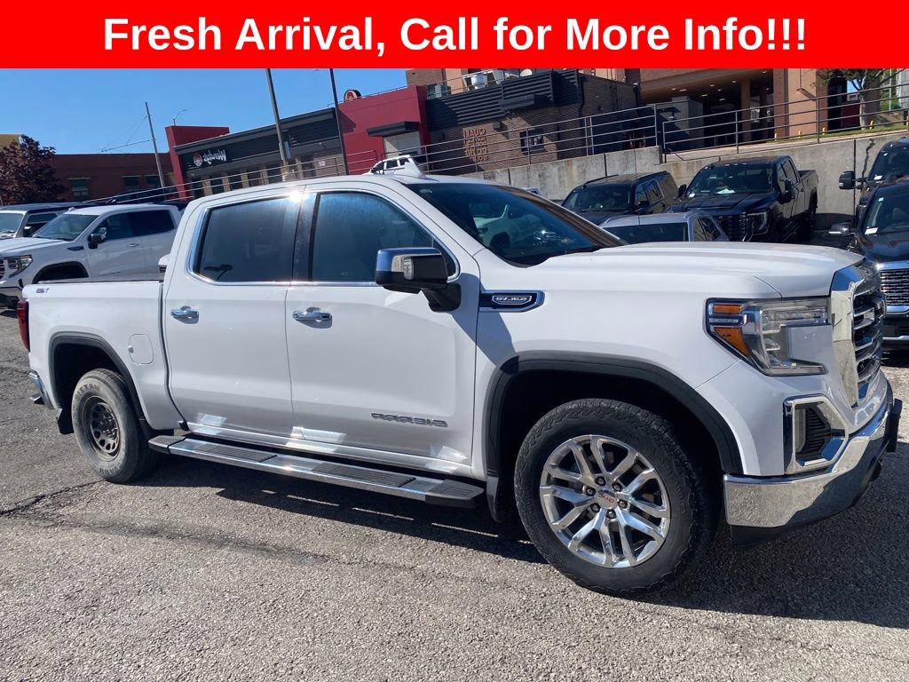 2020 Summit White GMC Sierra 1500 SLT 4X4 Truck