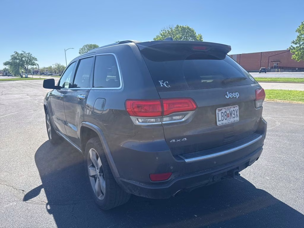 2015 Granite Crystal Metallic Clearcoat Jeep Grand Cherokee Overland 4X4 SUV