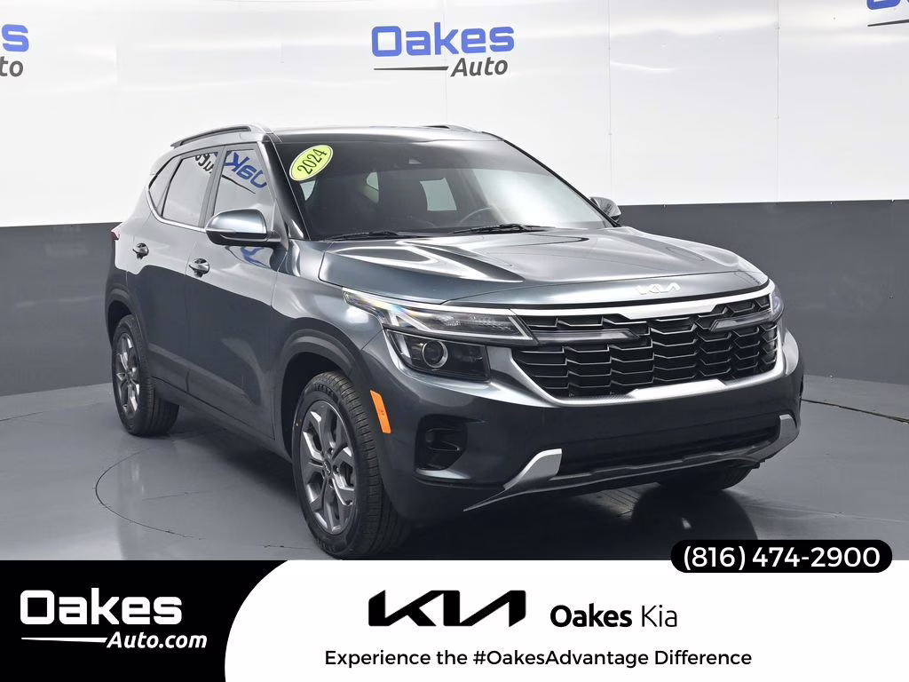 2024 Gravity Gray Kia Seltos S FWD SUV