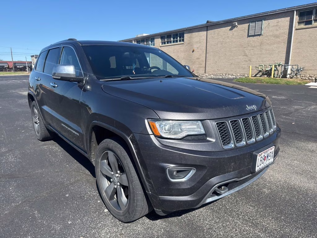 2015 Granite Crystal Metallic Clearcoat Jeep Grand Cherokee Overland 4X4 SUV