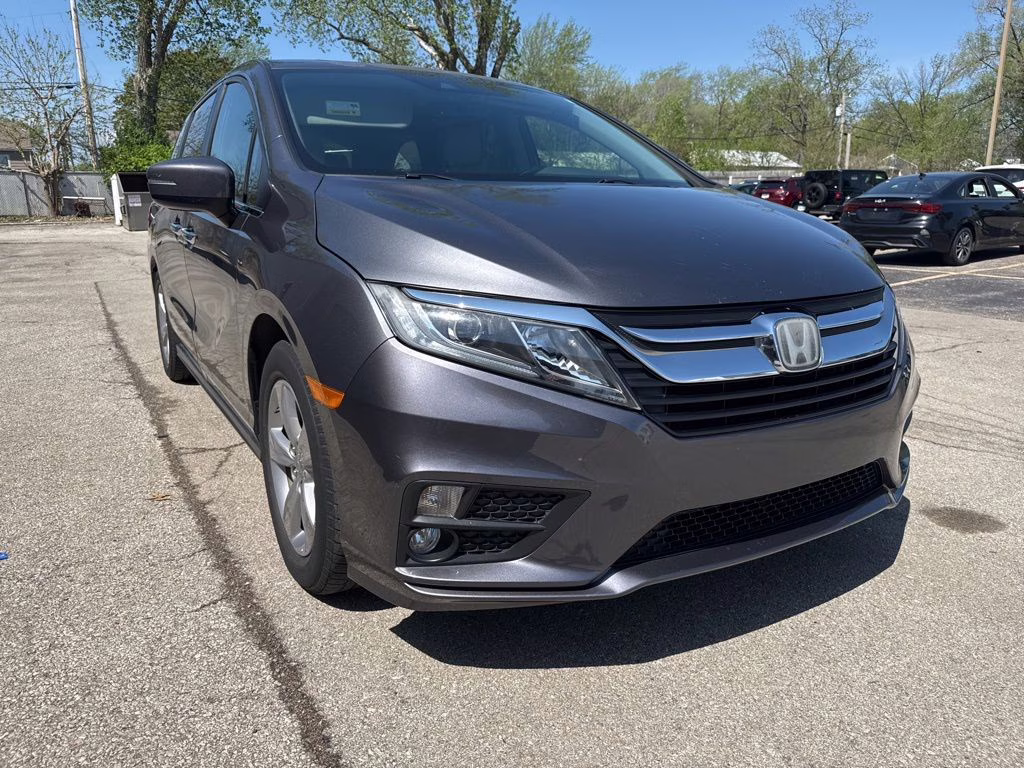 2018 Modern Steel Metallic Honda Odyssey EX-L FWD Van