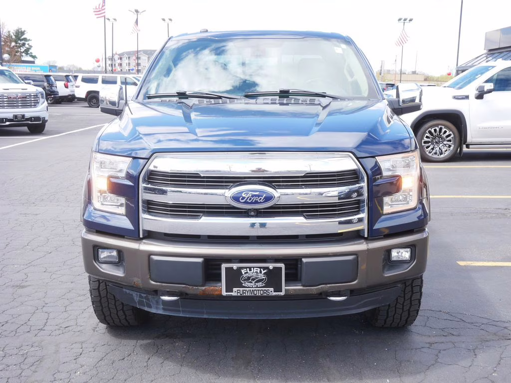 2016 Blue Jeans Metallic Ford F-150 Lariat 4X4 Truck