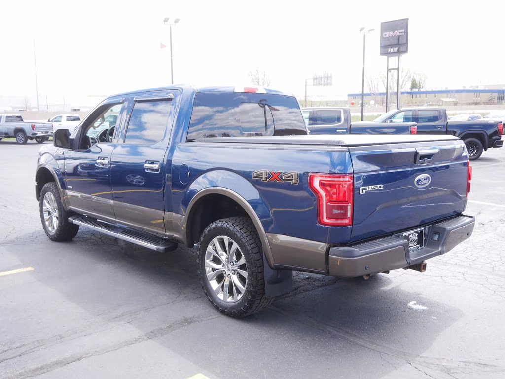 2016 Blue Jeans Metallic Ford F-150 Lariat 4X4 Truck