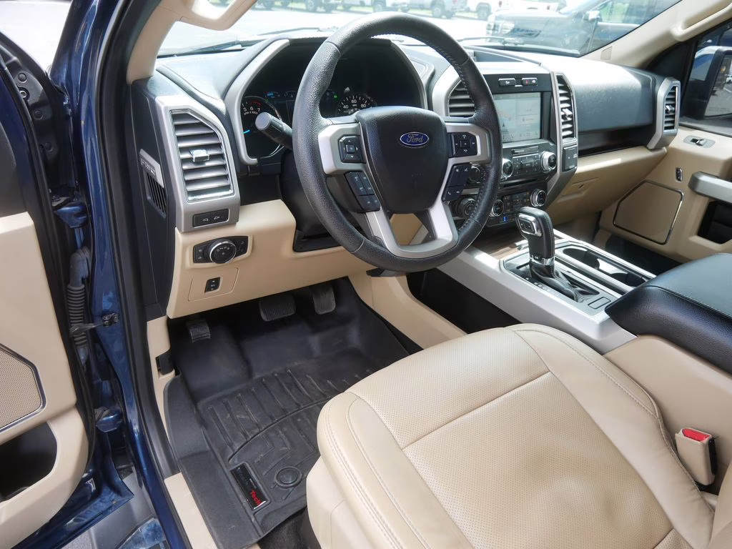 2016 Blue Jeans Metallic Ford F-150 Lariat 4X4 Truck