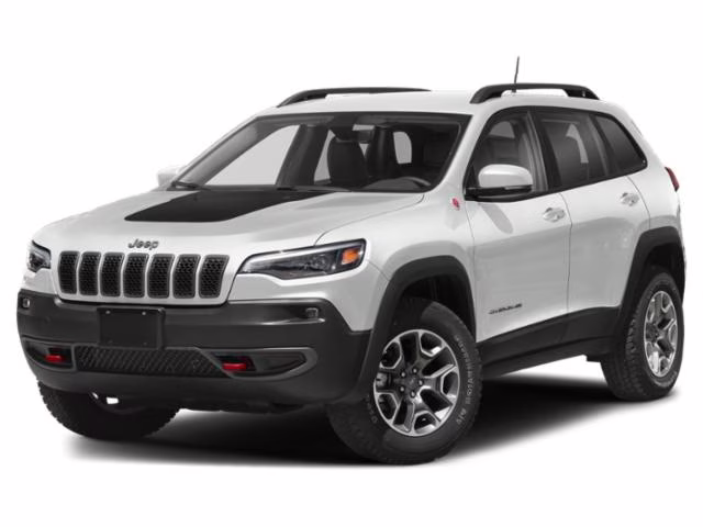 2019 Bright White Clearcoat Jeep Cherokee Trailhawk 4X4 SUV