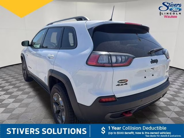 2019 Bright White Clearcoat Jeep Cherokee Trailhawk 4X4 SUV