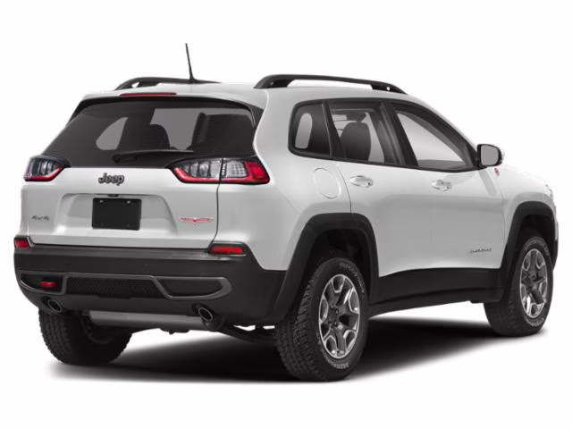 2019 Bright White Clearcoat Jeep Cherokee Trailhawk 4X4 SUV