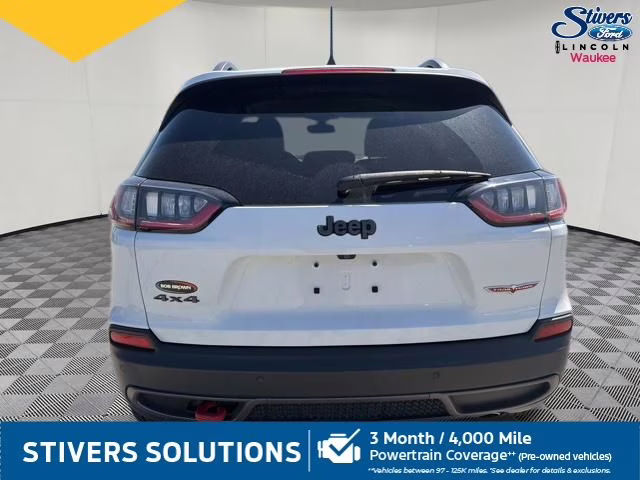 2019 Bright White Clearcoat Jeep Cherokee Trailhawk 4X4 SUV