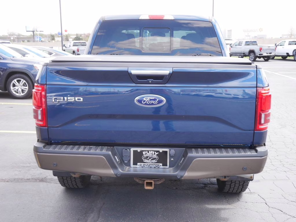 2016 Blue Jeans Metallic Ford F-150 Lariat 4X4 Truck