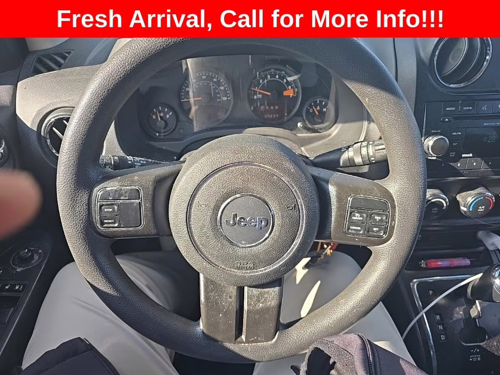 2015 Black Clearcoat Jeep Compass Sport FWD SUV