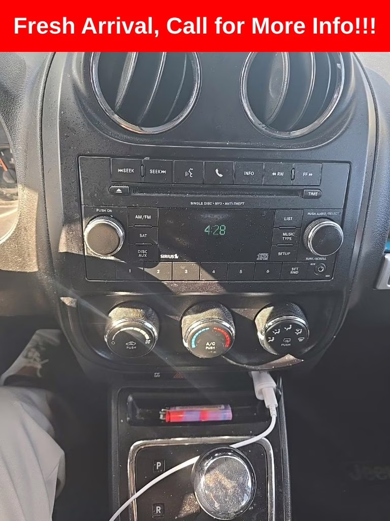 2015 Black Clearcoat Jeep Compass Sport FWD SUV