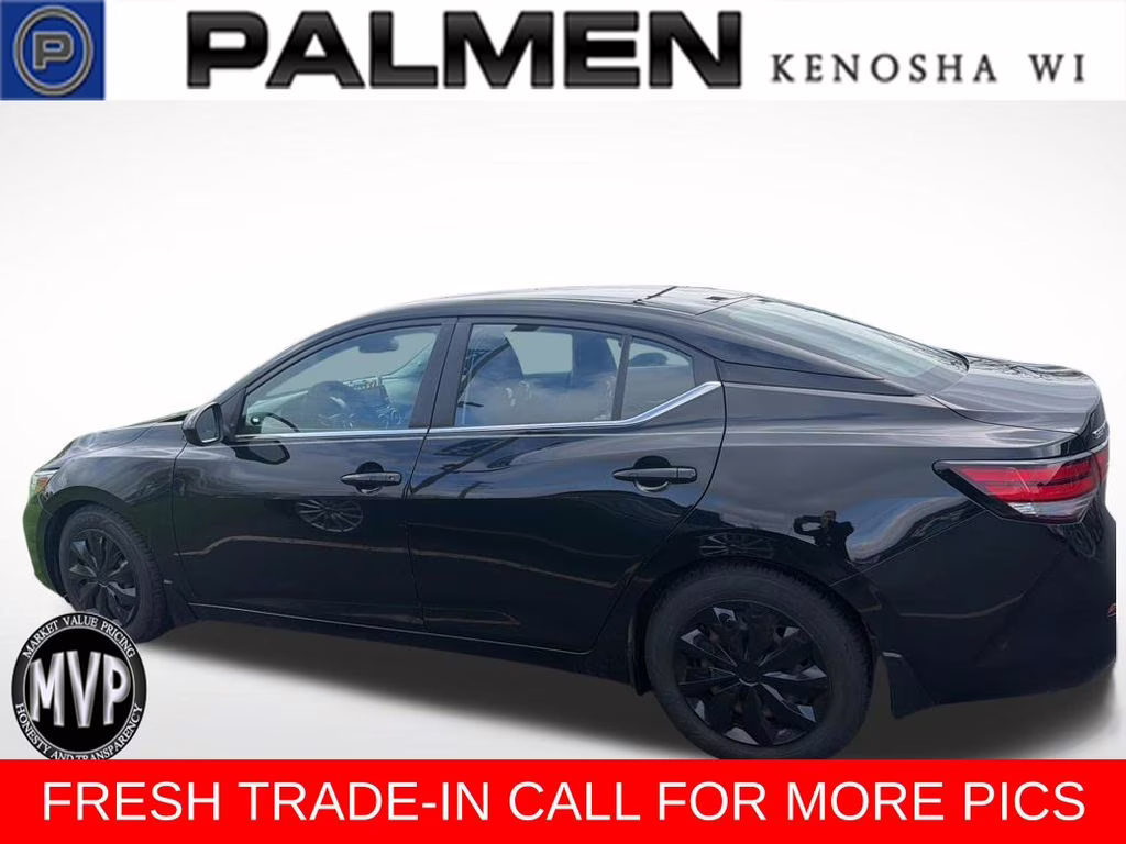 2021 Super Black Nissan Sentra S FWD Sedan