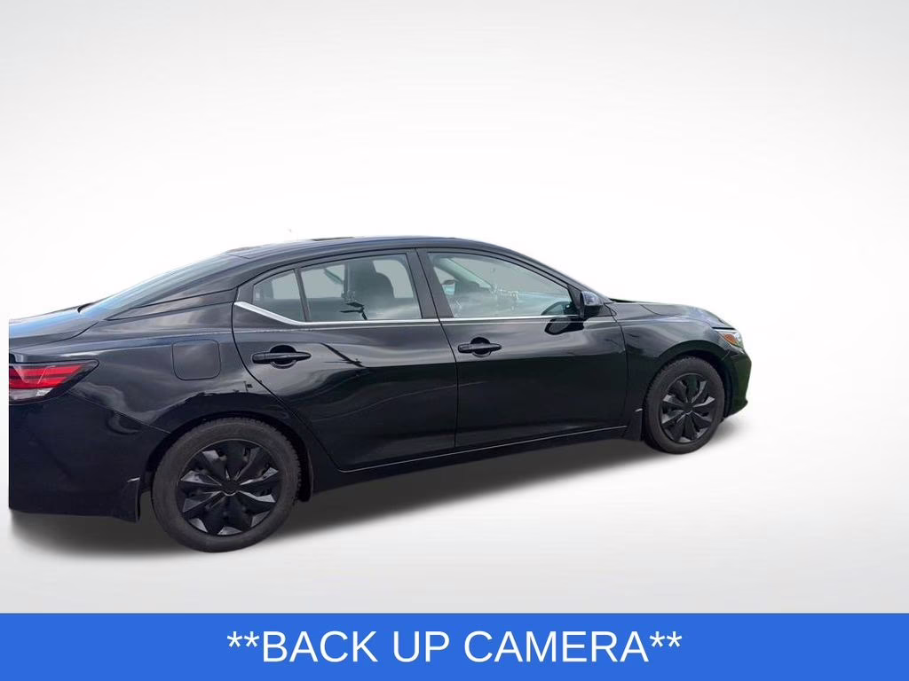 2021 Super Black Nissan Sentra S FWD Sedan