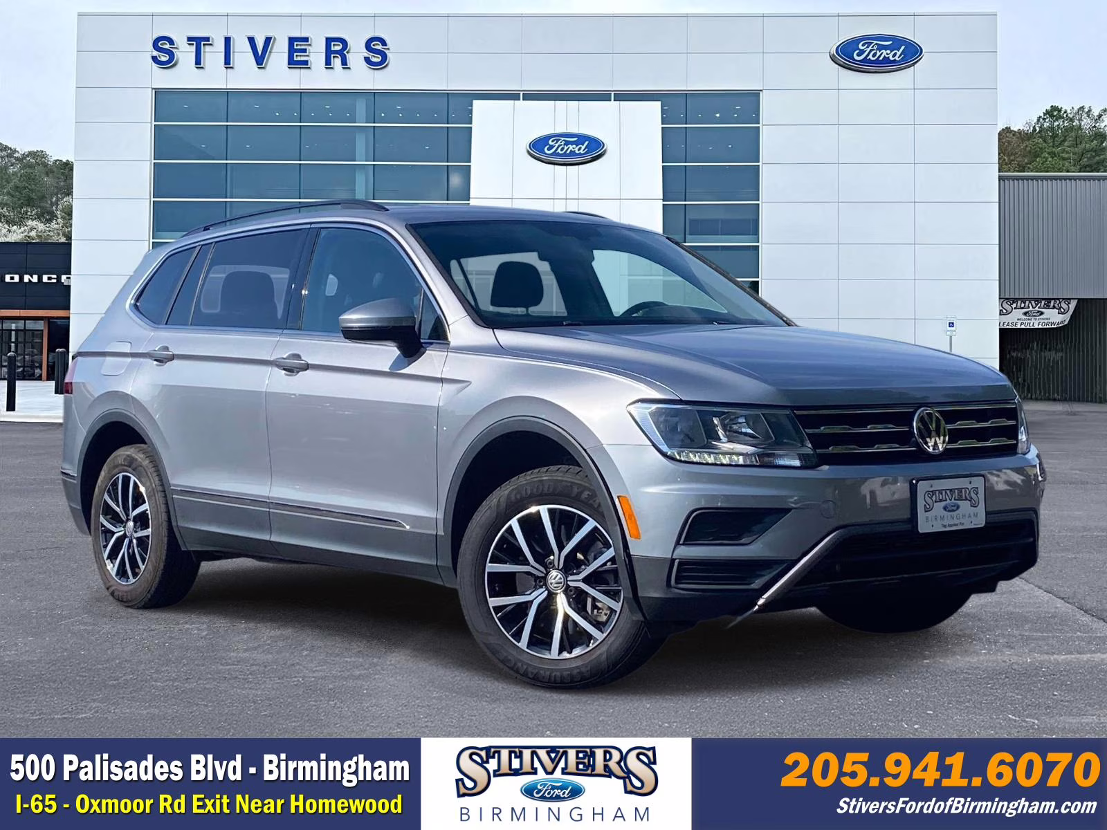 2021 Pyrite Silver Metallic Volkswagen Tiguan 2.0T SE AWD SUV
