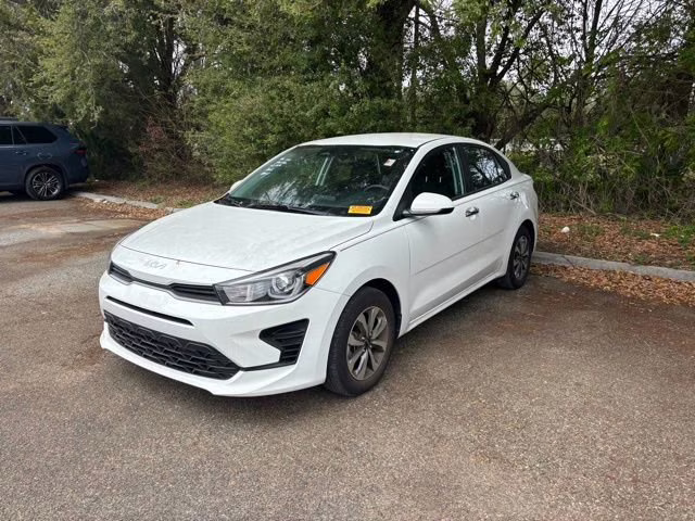 2023 Clear White Kia Rio S FWD Sedan