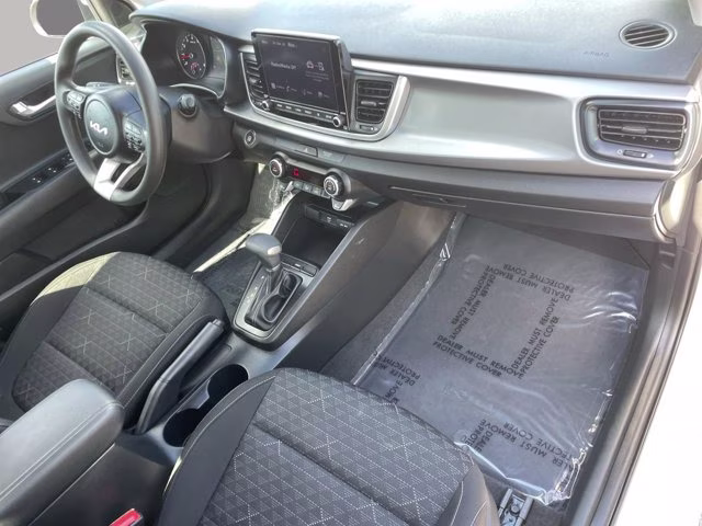 2023 Clear White Kia Rio S FWD Sedan