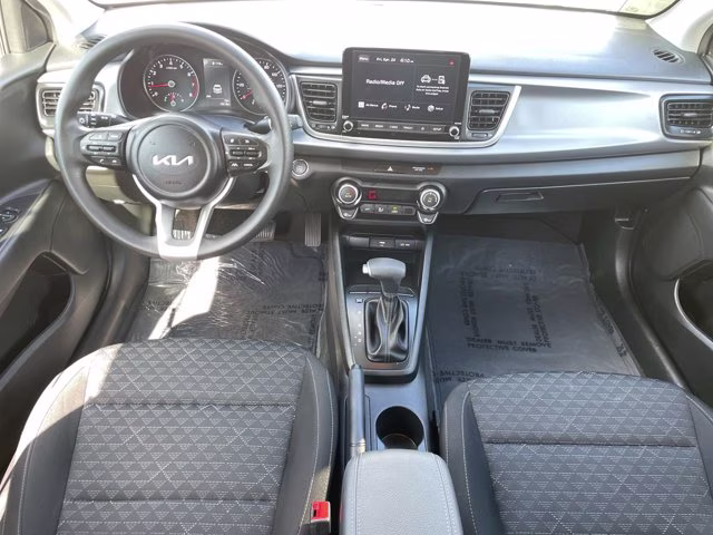 2023 Clear White Kia Rio S FWD Sedan