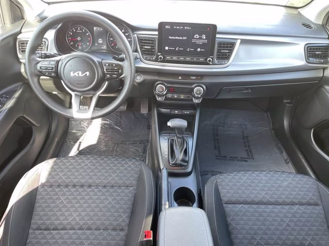 2023 Clear White Kia Rio S FWD Sedan
