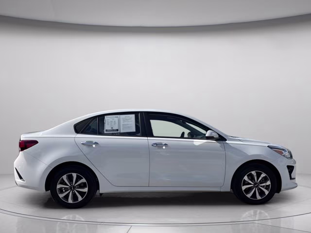 2023 Clear White Kia Rio S FWD Sedan