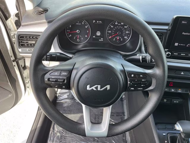 2023 Clear White Kia Rio S FWD Sedan