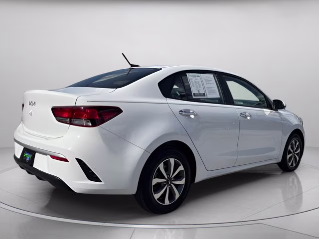 2023 Clear White Kia Rio S FWD Sedan