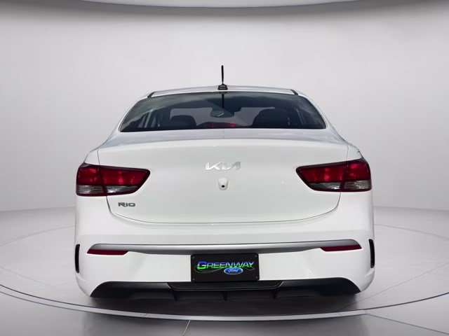 2023 Clear White Kia Rio S FWD Sedan