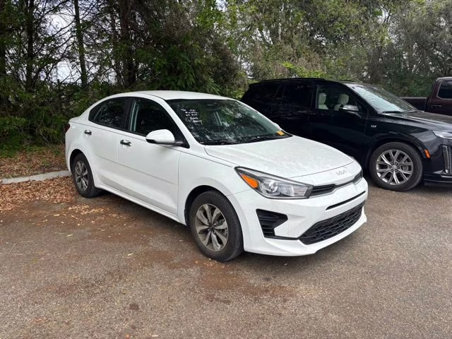 2023 Clear White Kia Rio S FWD Sedan