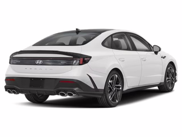 2024 Serenity White Hyundai Sonata N Line FWD Sedan