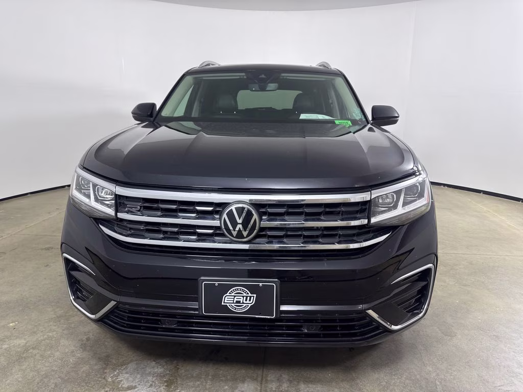 2022 Deep Black Pearl Volkswagen Atlas 3.6L V6 SEL R-Line AWD SUV