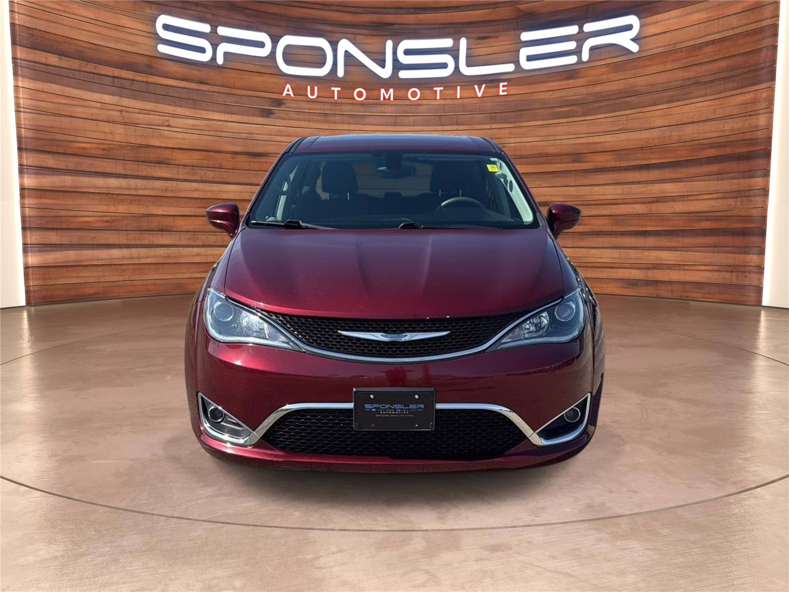 2018 Velvet Red Pearlcoat Chrysler Pacifica Touring Plus FWD Van
