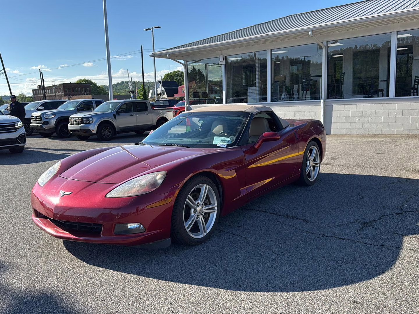 2009 Crystal Red Metallic Tintcoat Chevrolet Corvette w/3LT RWD Convertible