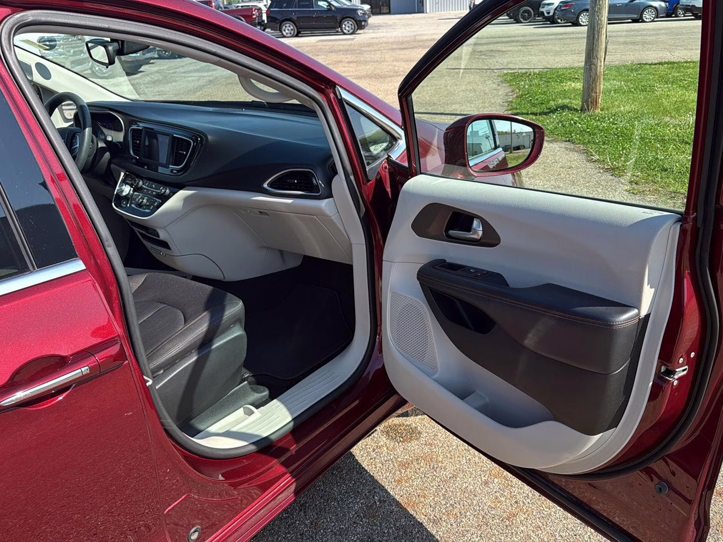 2018 Velvet Red Pearlcoat Chrysler Pacifica Touring Plus FWD Van