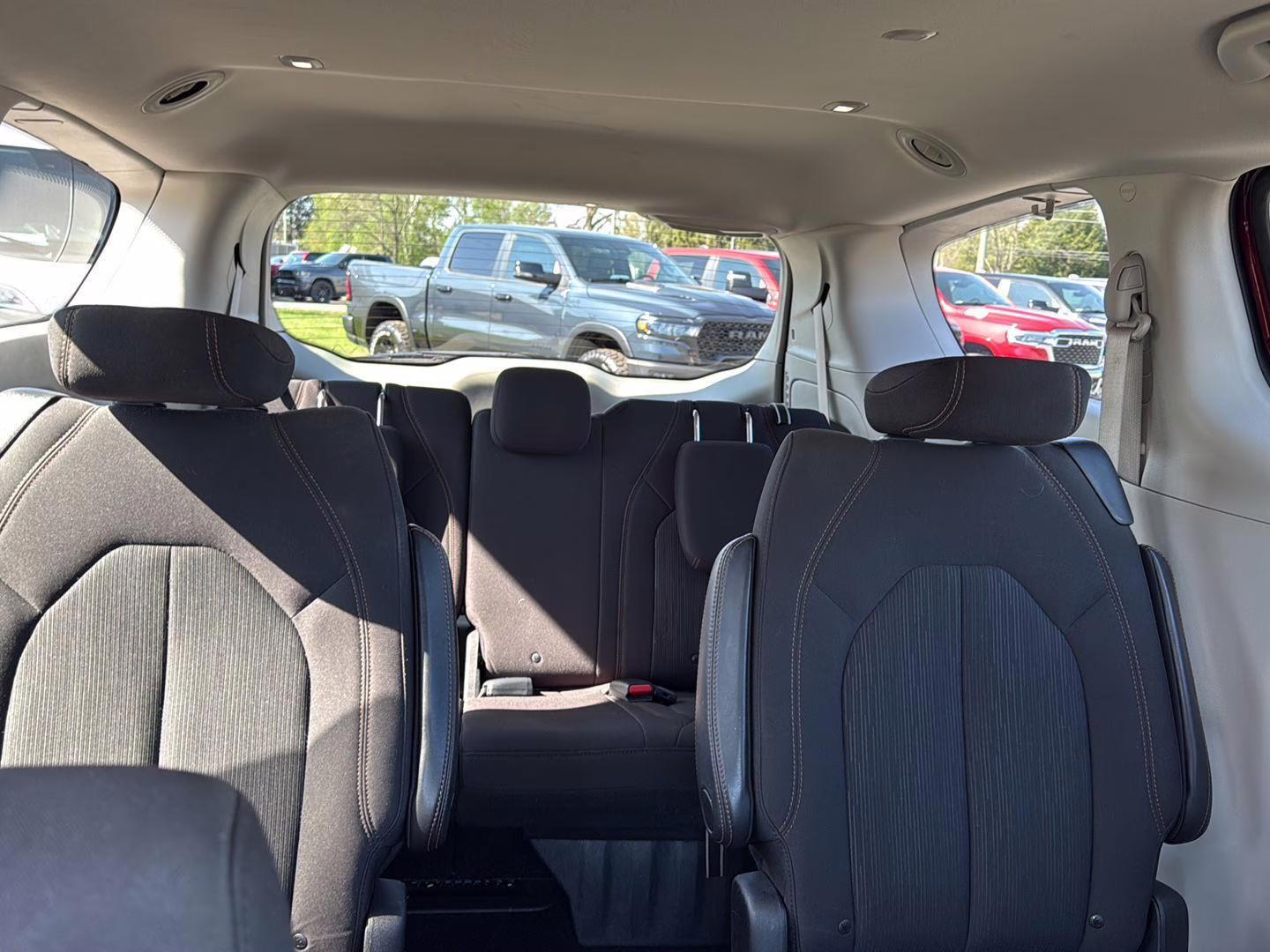 2018 Velvet Red Pearlcoat Chrysler Pacifica Touring Plus FWD Van