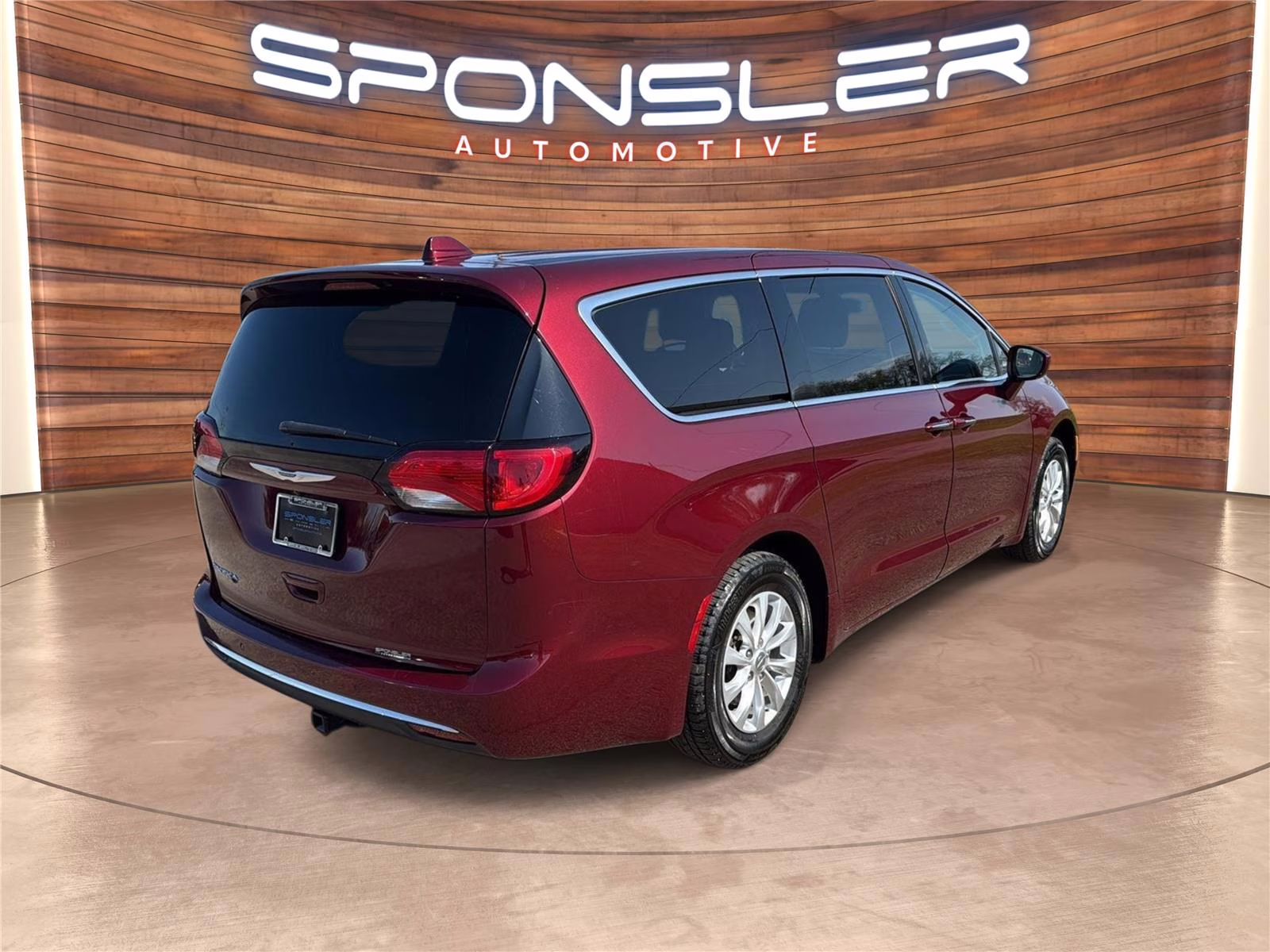 2018 Velvet Red Pearlcoat Chrysler Pacifica Touring Plus FWD Van