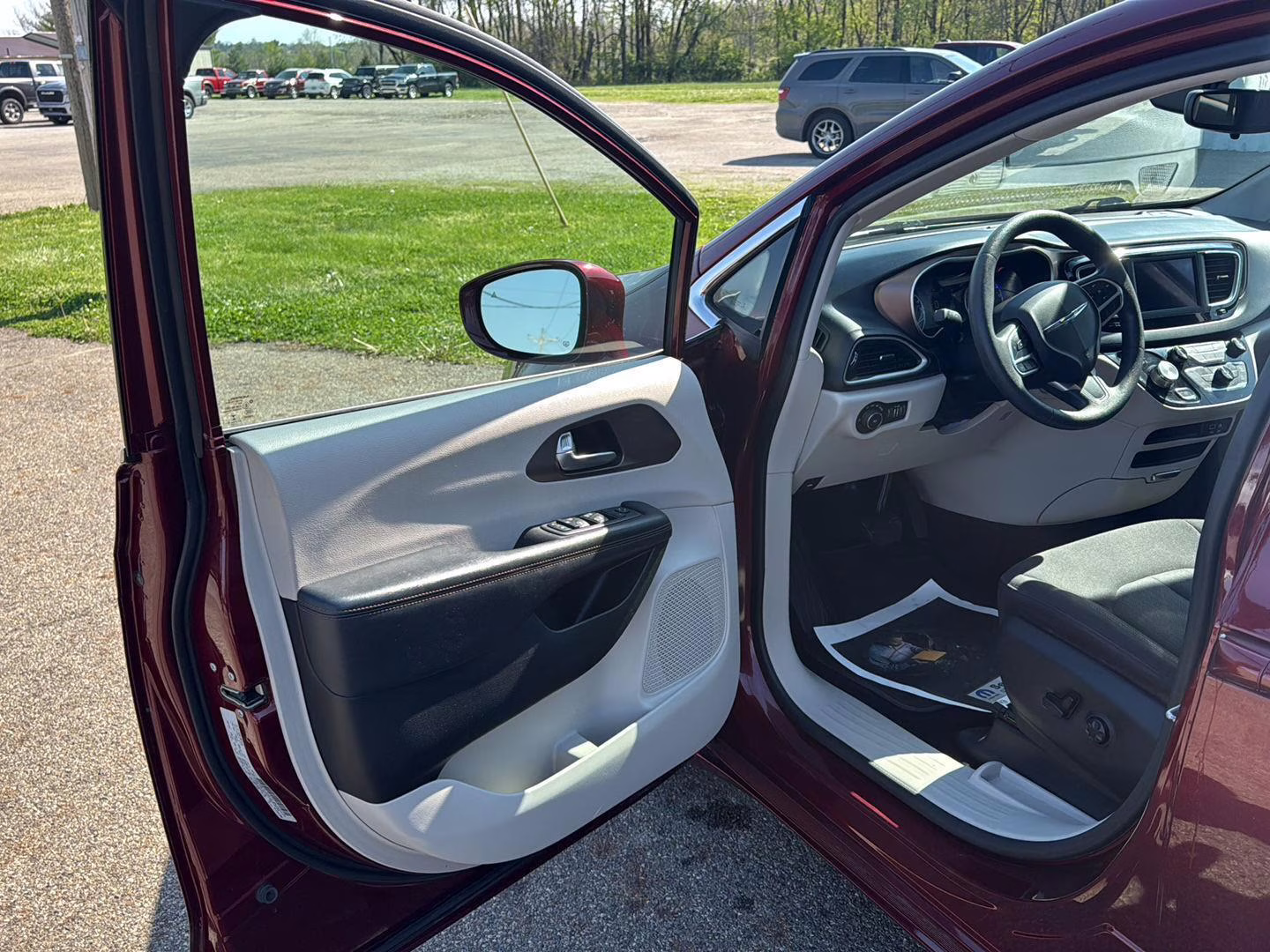 2018 Velvet Red Pearlcoat Chrysler Pacifica Touring Plus FWD Van