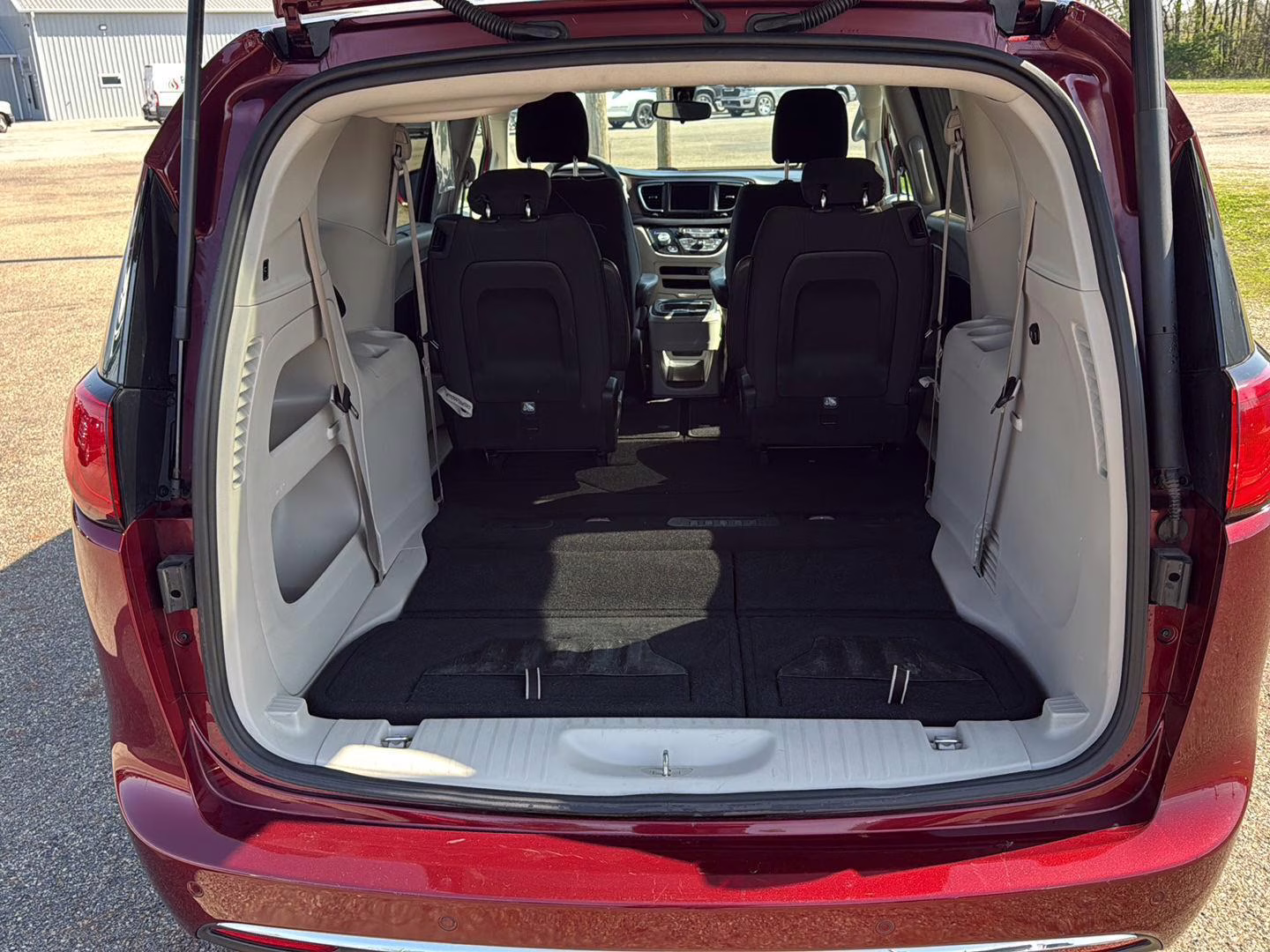 2018 Velvet Red Pearlcoat Chrysler Pacifica Touring Plus FWD Van