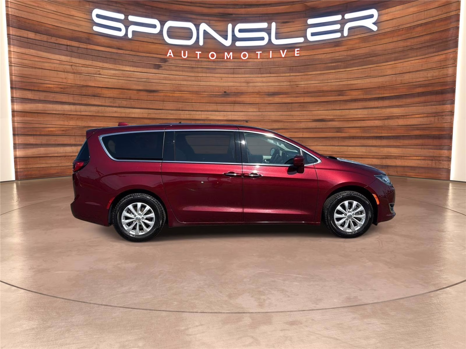 2018 Velvet Red Pearlcoat Chrysler Pacifica Touring Plus FWD Van