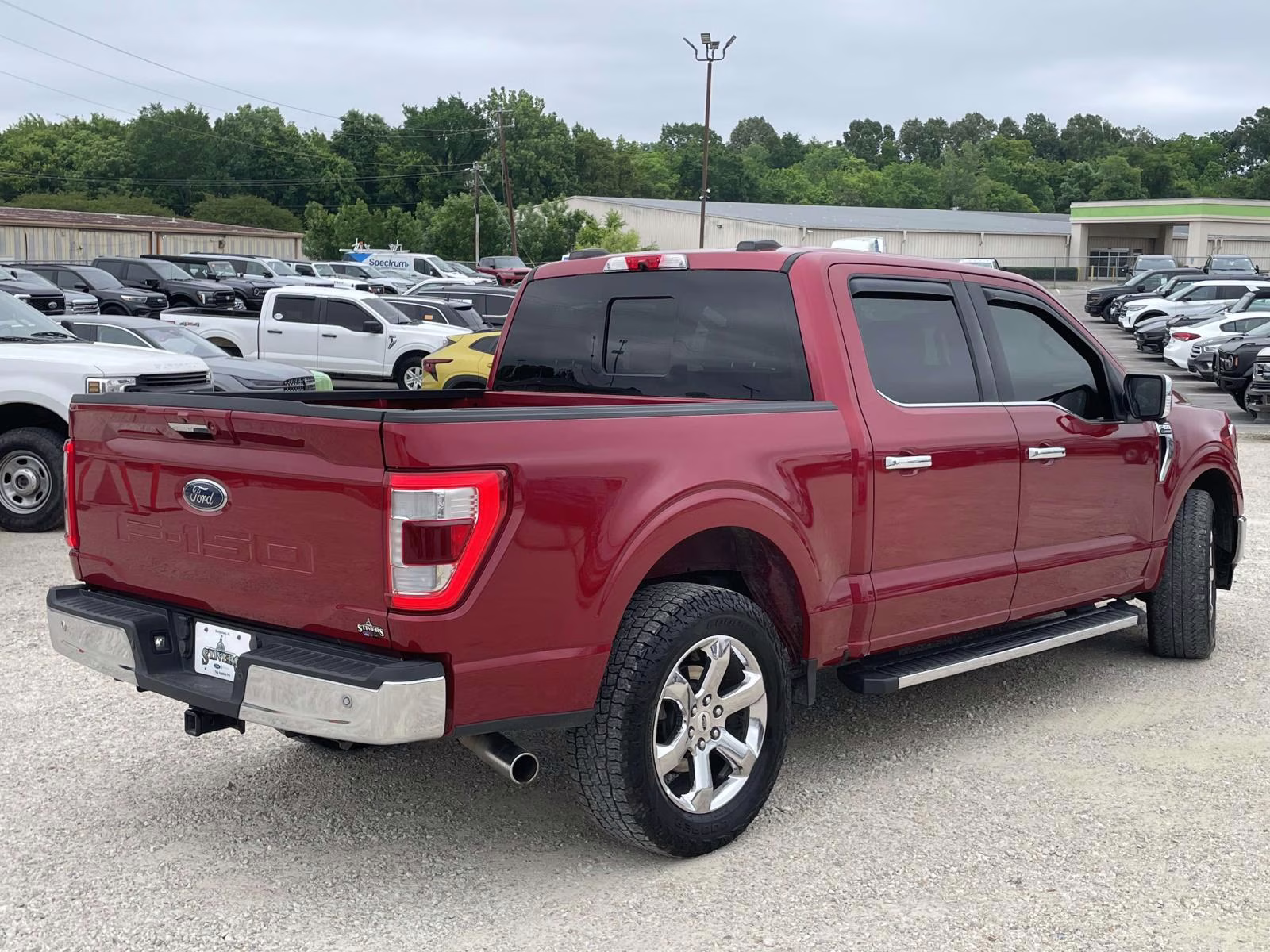 2021 Rapid Red Metallic Tinted Clearcoat Ford F-150 Lariat RWD Truck