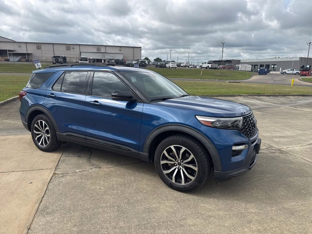 2021 Atlas Blue Metallic Ford Explorer ST 4X4 SUV