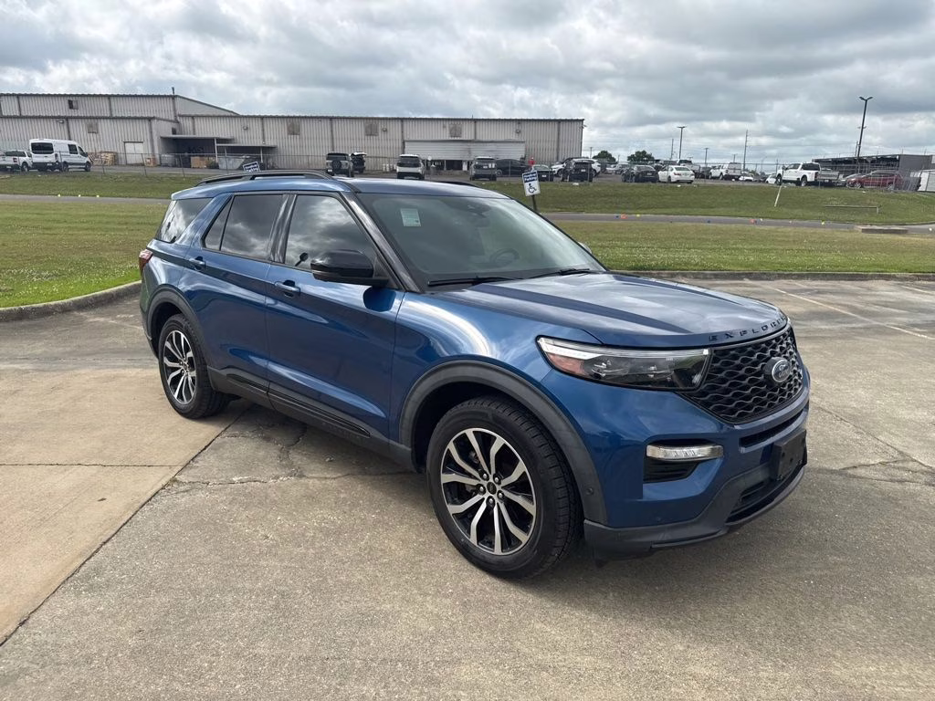 2021 Atlas Blue Metallic Ford Explorer ST 4X4 SUV