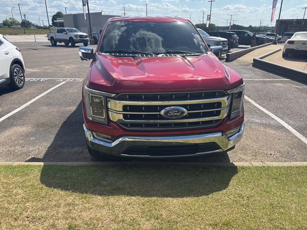 2021 Rapid Red Metallic Tinted Clearcoat Ford F-150 Lariat RWD Truck