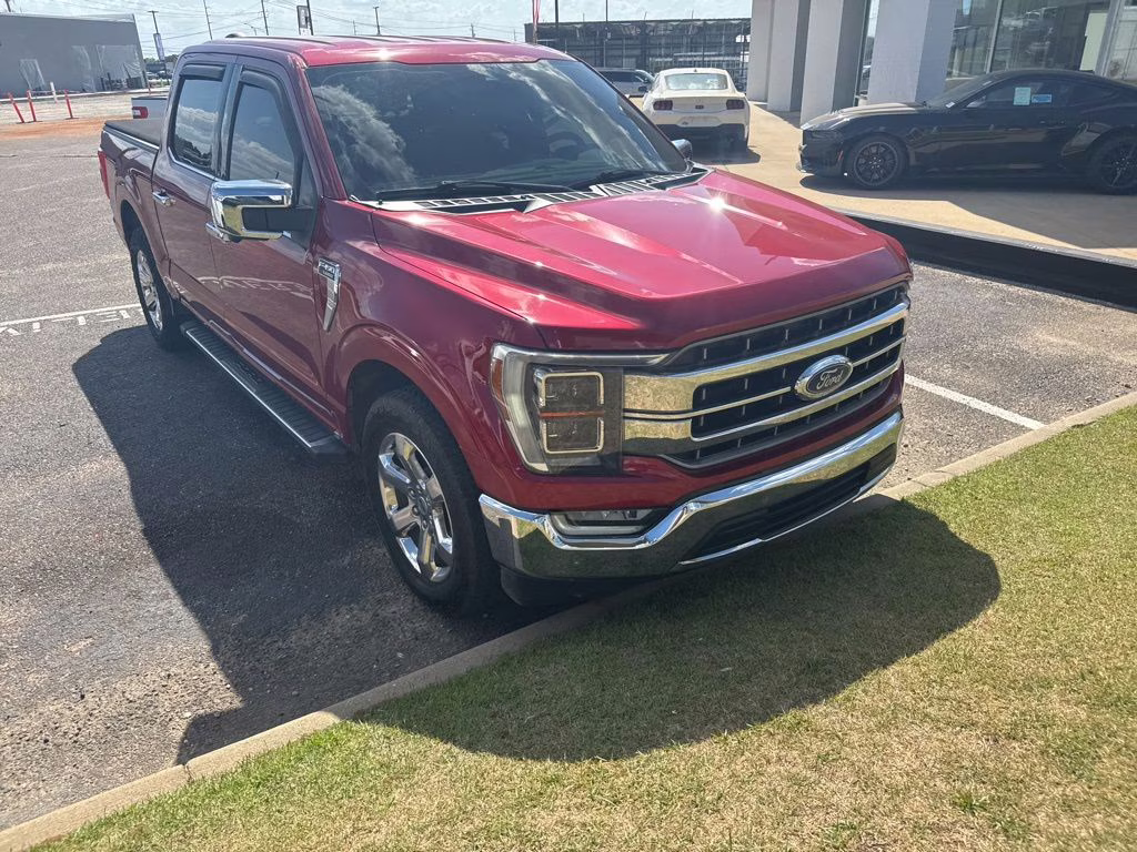 2021 Rapid Red Metallic Tinted Clearcoat Ford F-150 Lariat RWD Truck