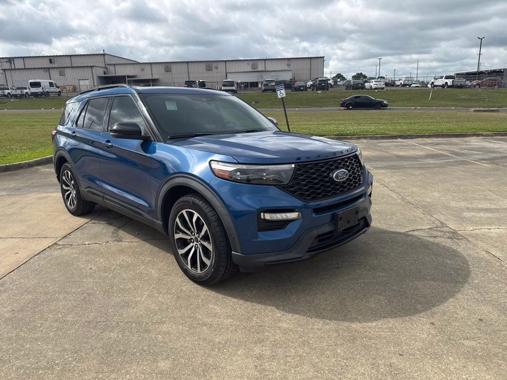 2021 Atlas Blue Metallic Ford Explorer ST 4X4 SUV
