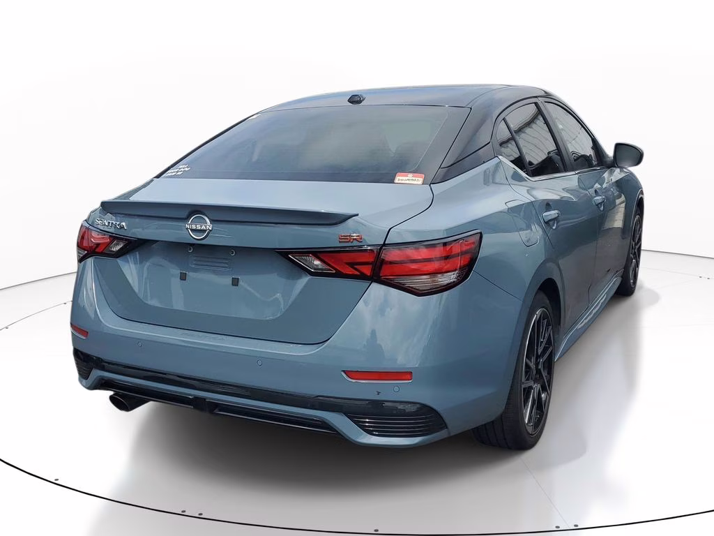 2024 Atlantic Gray Metallic/Super Black Nissan Sentra SR FWD Sedan