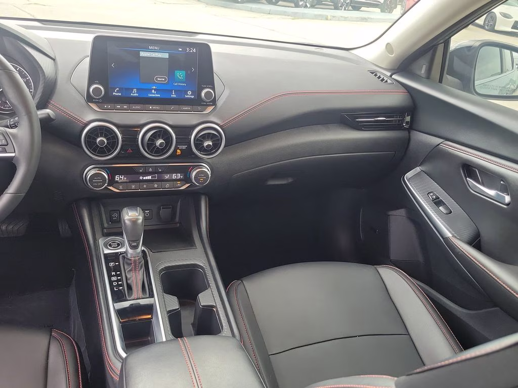 2024 Atlantic Gray Metallic/Super Black Nissan Sentra SR FWD Sedan