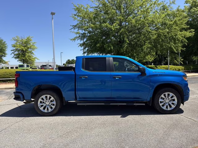 2023 Glacier Blue Metallic Chevrolet Silverado 1500 Custom RWD Truck